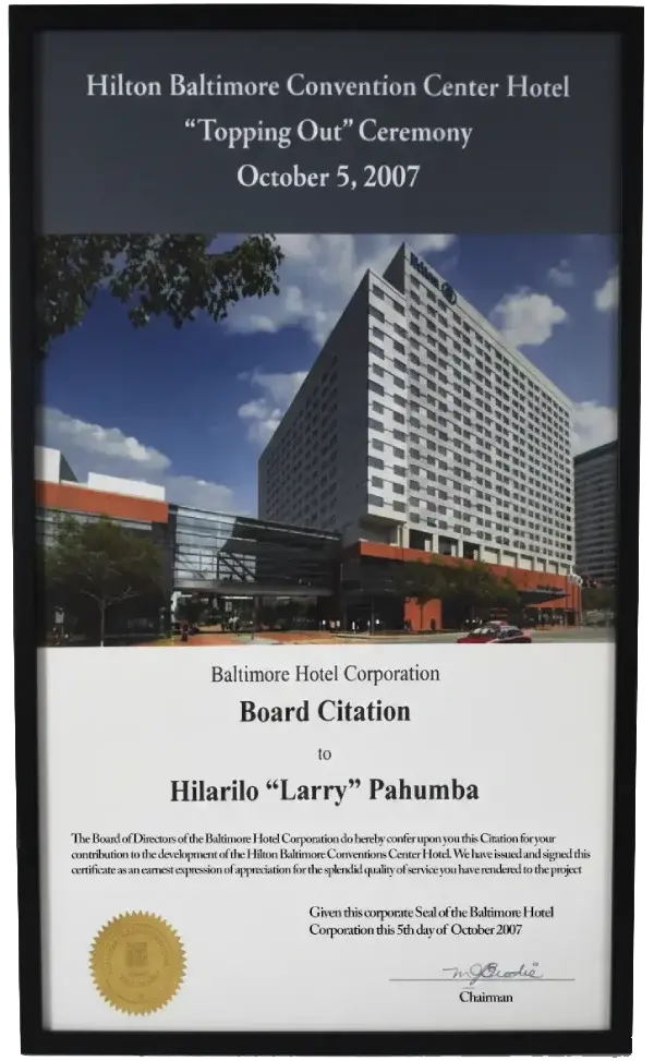 Rebar Contractor Certificate